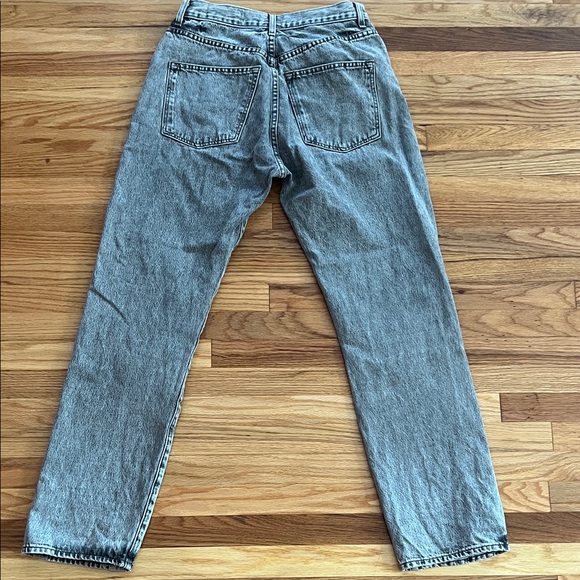 imogene + willie Harper Grey High Waisted Straight Jeans - Picture 5 of 10